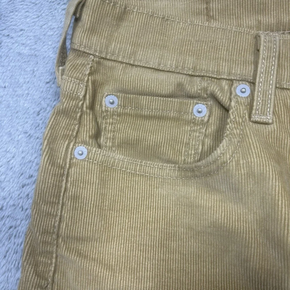 Levis 512 Pants Mens 30x32* Khaki Slim Tapered Micro‎ Corduroy Stretch 5 Pocket